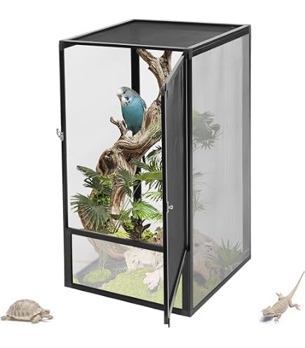 Amazon.com : Terrarium,Reptile Cage, Chameleon Enclosure, Reptile